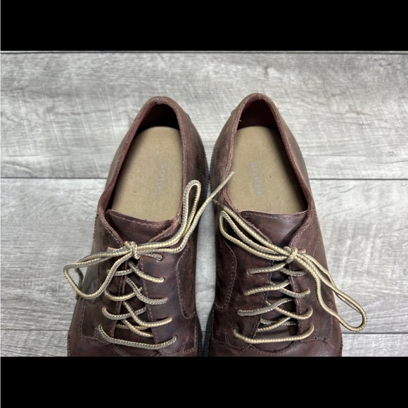 Sorel NL2282 Madson Brown Leather Men’s Wingtips Lace Up Oxfords Shoes Size 11 main image 7